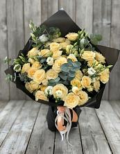 Букет цветов из:  Розы и Лизиантусы в Алексеевке Белгородской области