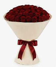 Букет 101 Бордовая роза Блэк Бакарра в Алексеевке Белгородской области
