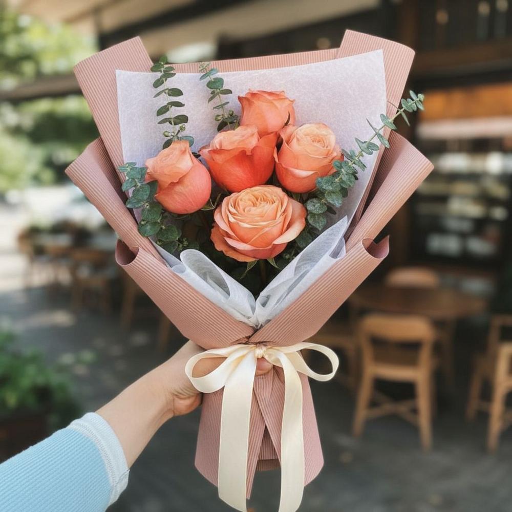 Букет цветов из: Розы в Алексеевке Белгородской области