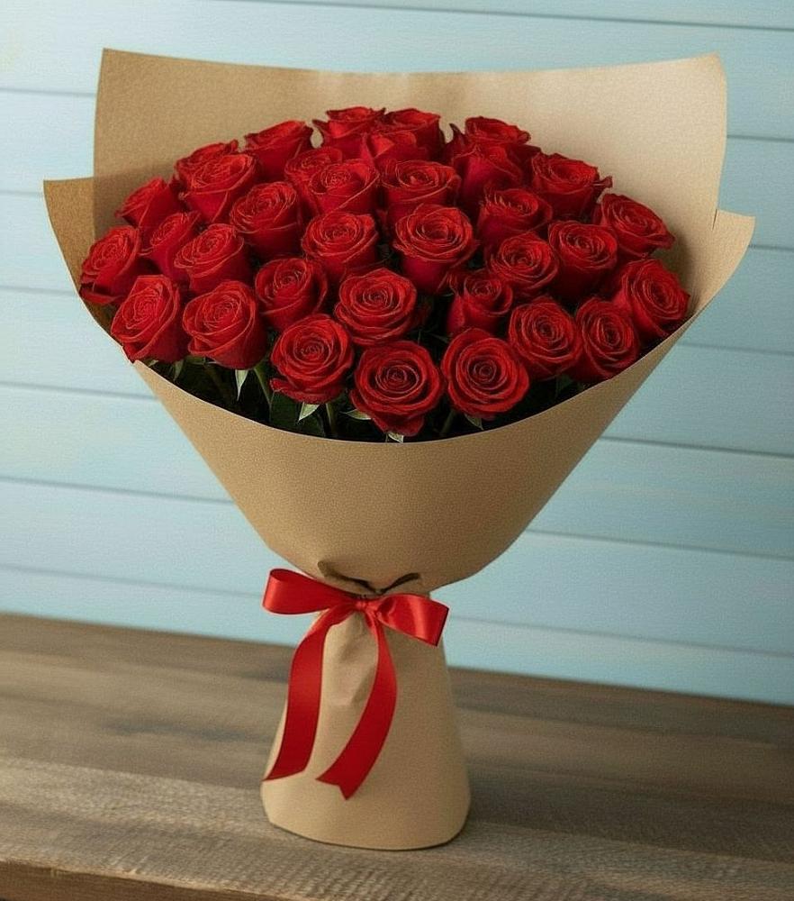 Букет Красные розы Милано в Алексеевке Белгородской области