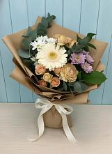 Букет цветов из:  Герберы и Хризантемы #REPLACE_PRED# Алексеевке Белгородской области
