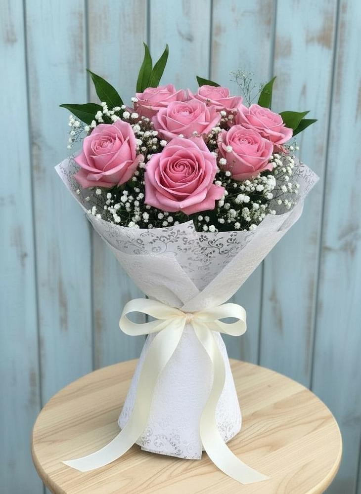 Букет цветов из: Розы в Алексеевке Белгородской области
