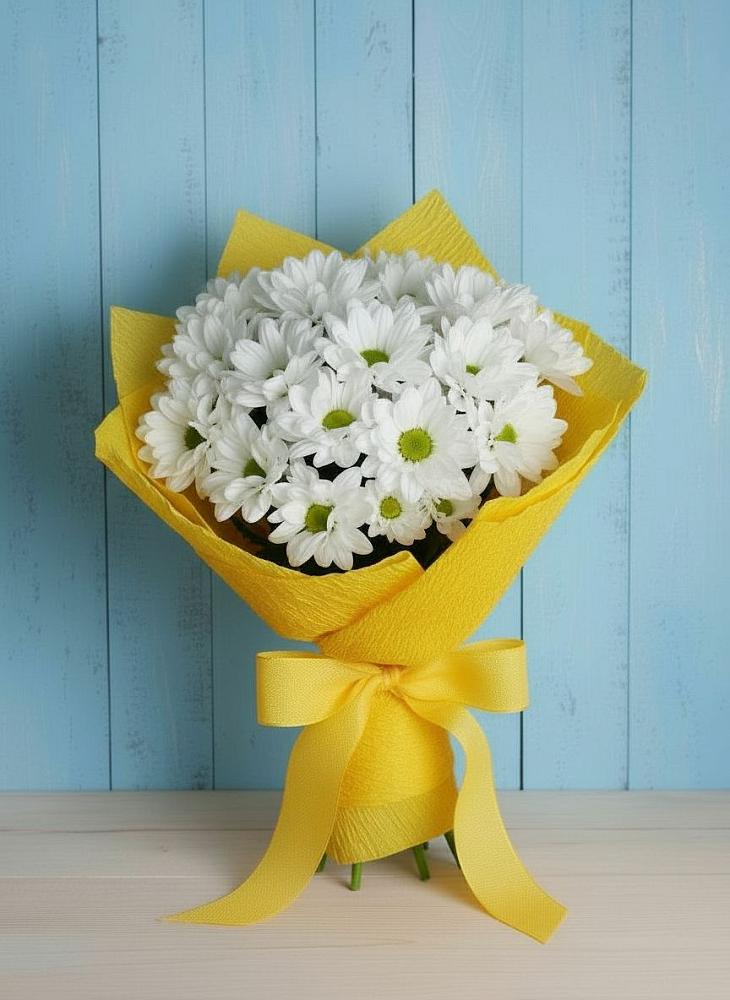 Букет цветов из: Хризантемы в Алексеевке Белгородской области