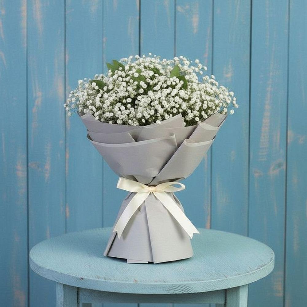 Букет цветов из: Гипсофила в Алексеевке Белгородской области