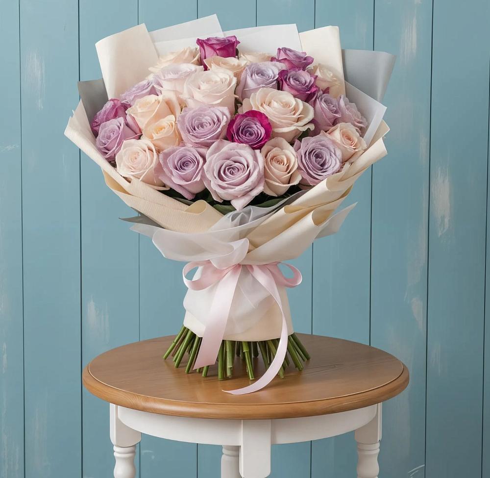 Букет цветов из: Розы в Алексеевке Белгородской области