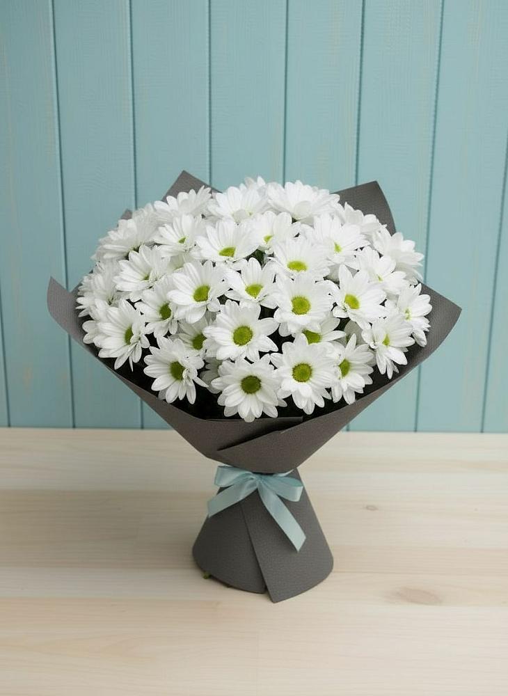 Букет цветов из: Хризантемы в Алексеевке Белгородской области