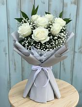 Букет цветов из:  Розы в Алексеевке Белгородской области