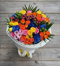 Букет цветов из:  Розы и Хризантемы в Алексеевке Белгородской области