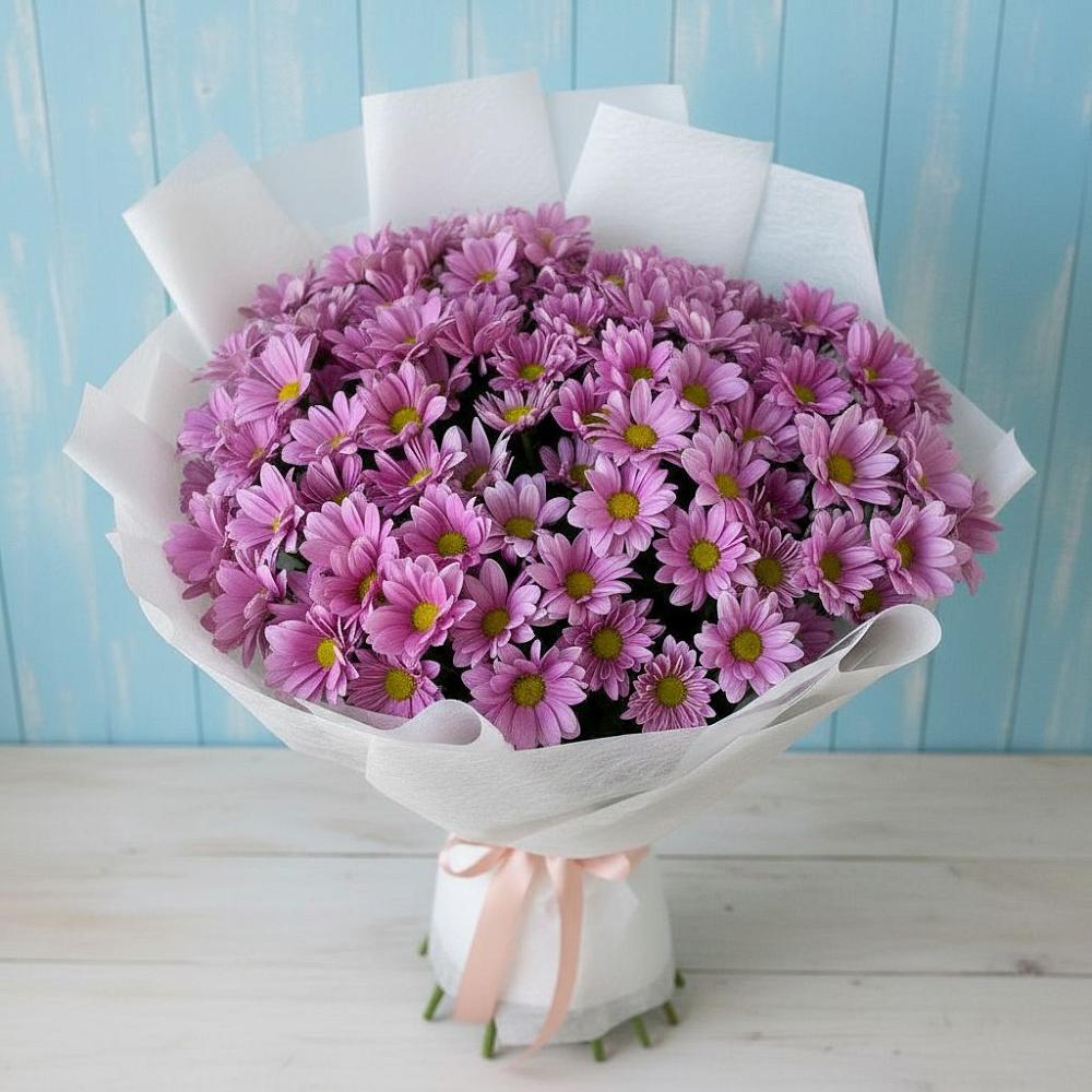 Букет цветов из: Хризантемы в Алексеевке Белгородской области