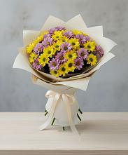 Букет цветов из:  Хризантемы в Алексеевке Белгородской области
