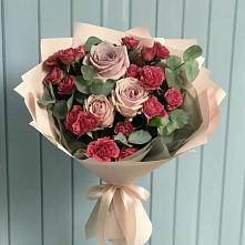 Букет цветов из:  Гвоздики и Розы #REPLACE_PRED# Алексеевке Белгородской области