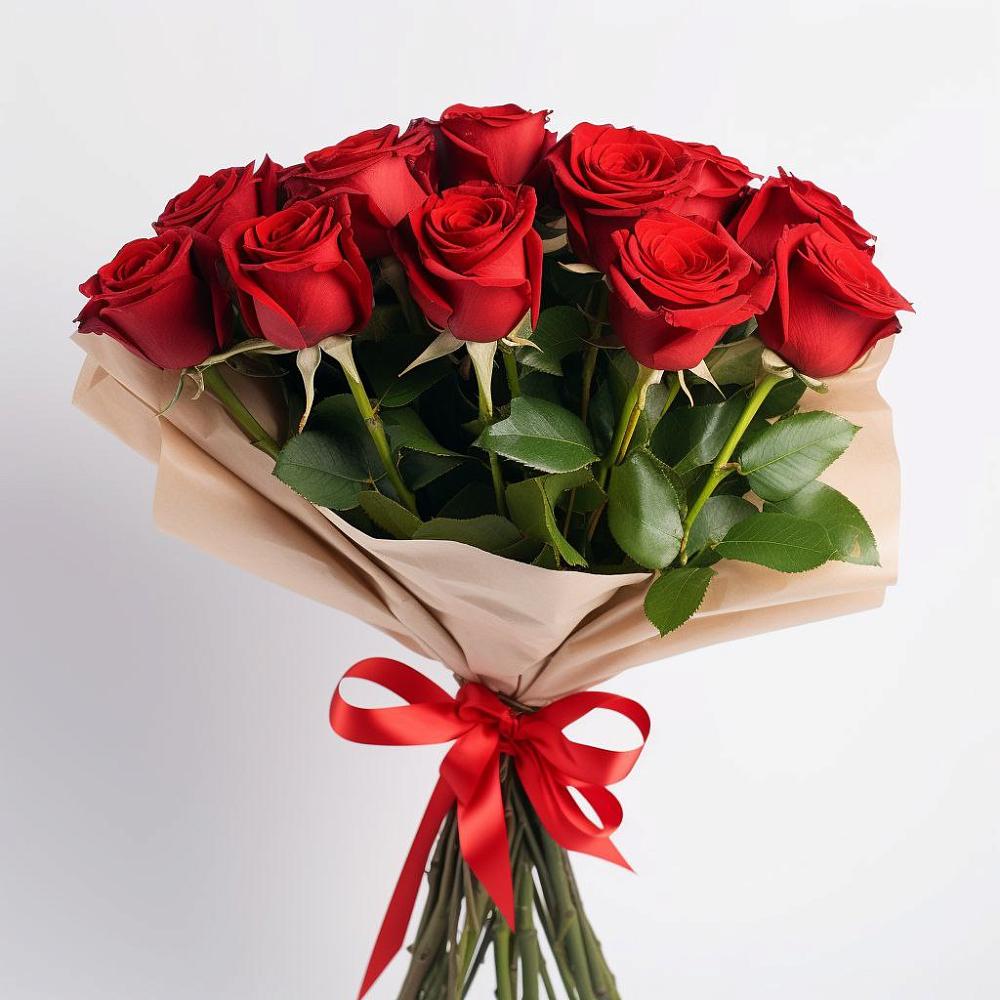 Букет 11 Красных роз Эдлесс Лав в Алексеевке Белгородской области